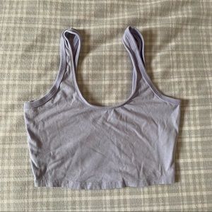 FP hot shot crop blue lavender